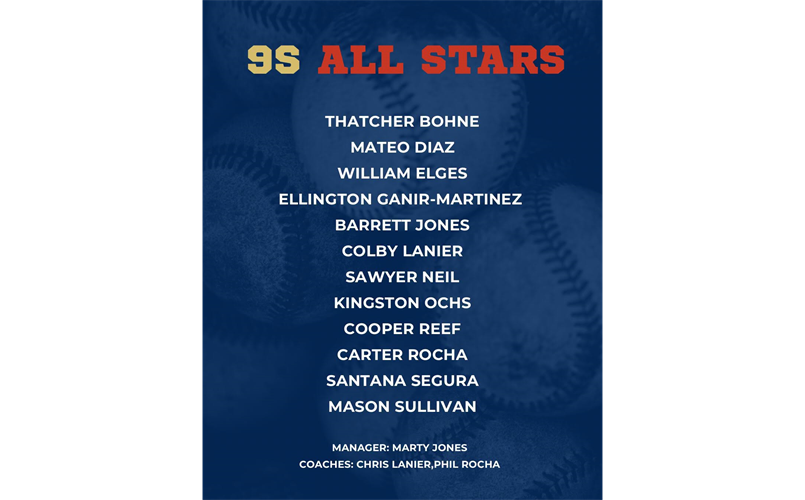 2026 BLL 9's Tournament Team