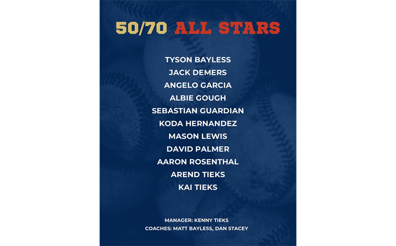 2026 BLL 50/70's District All-Star Team